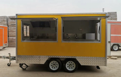 converted food trailer in california